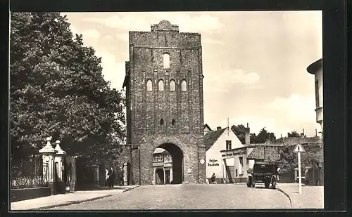 AK Salzwedel, Strassenpartie am Neuperver Tor