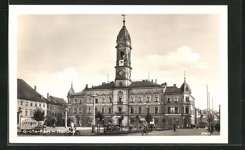 AK Grossenhain, Blick auf das Rathaus