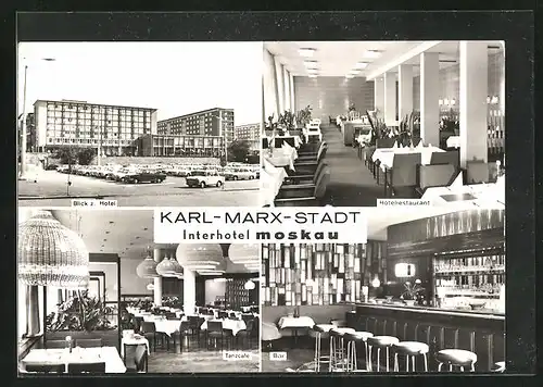 AK Karl-Marx-Stadt, Interhotel Moskau, Bar, Tanzcafe