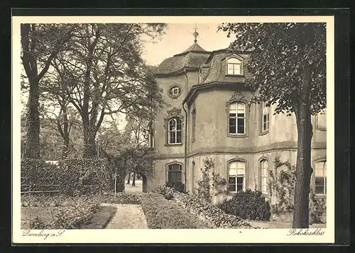 AK Dornburg a. S., Blick auf Rokokoschloss erbaut 1734-1747