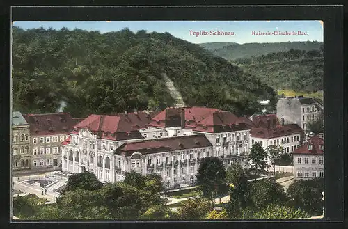 AK Teplitz Schönau / Teplice, Kaiserin-Elisabeth-Bad