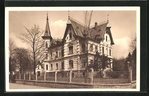 AK Politz /Elbe, Erholungsheim des Bundes der Kriegsverletzten