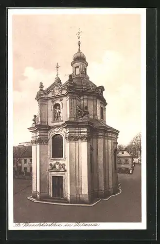 AK Leitmeritz / Litomerice, Die Wenzelskirche