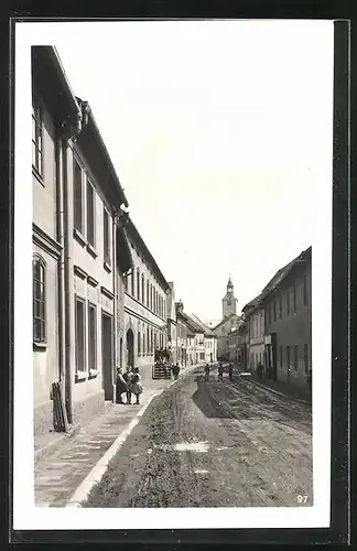 AK Gastorf, Strassenpartie der Leitmeritzgasse