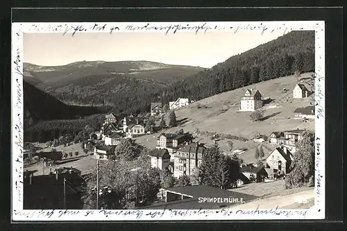 AK Spindelmühle / Spindleruv Mlyn, Häuser am Hang