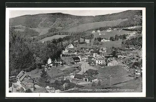 AK Spindelmühle / Spindleruv Mlyn, Panorama am Berg