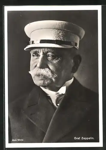 AK Portrait von Graf Zeppelin
