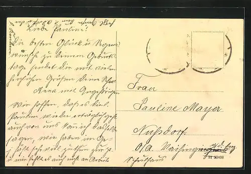 AK Fellbach, Strassenpartie an der Kirche