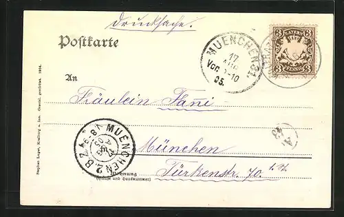 AK Wolfratshausen, Teilansicht, Neues Bezirksamt, Floss