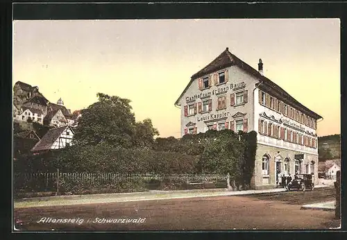AK Altensteig /Schwarzwald, Gasthof zum grünen Baum