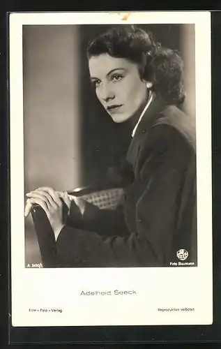 AK Schauspielerin Adelheid Seeck