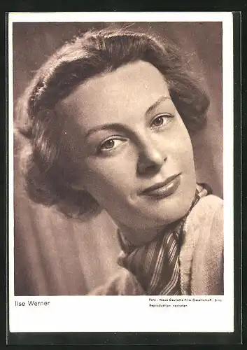 AK Schauspielerin Ilse Werner