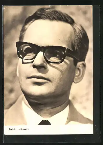 AK Schauspieler Zoltán Latinovits mit Brille