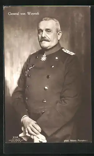 AK Portrait des General von Woyrsch