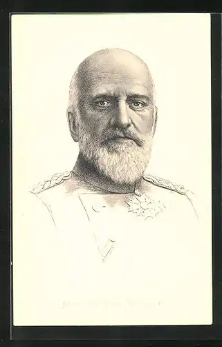 AK Generaloberst von Heeringen mit vollem Bart