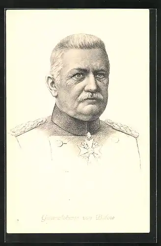 AK Portrait des Generaloberst von Bülow