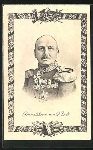 AK Generaloberst von Kluck mit Epauletten