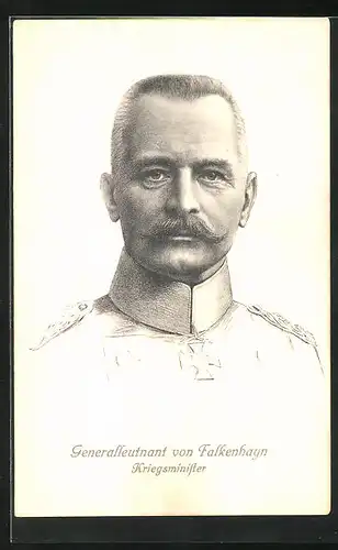 AK Generalleutnant von Falkenhayn, Kriegsminister