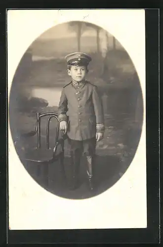 Foto-AK Junge in Uniform