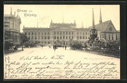 AK Leipzig, Blick auf die Universität