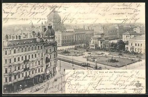 AK Leipzig, Blick auf das Reichsgericht