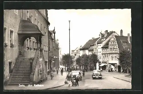 AK Zeitz, Blick auf das Rathaus