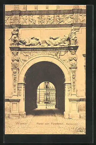 AK Wismar, Portal vom Fürstenhof