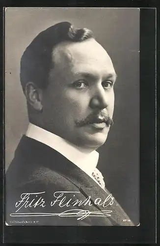 AK Opernsänger Fritz Feinhals im Anzug