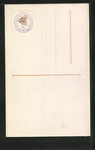 AK Opernsänger Bernhard Bötel als Landsturmmann