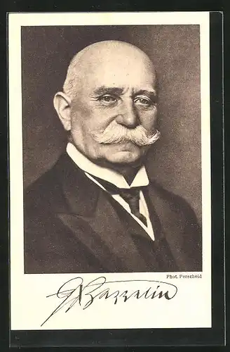 AK Portrait Ferdinand Graf von Zeppelin, Zeppelin-Eckener-Spende
