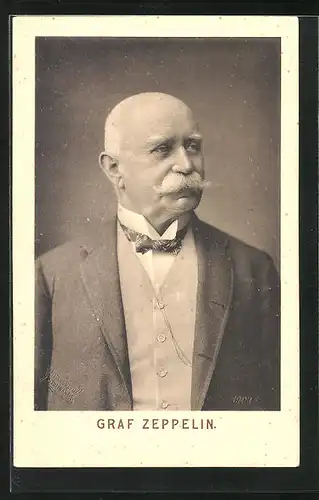 AK Portrait Ferdinand Graf von Zeppelin