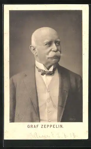AK Portrait Ferdinand Graf von Zeppelin