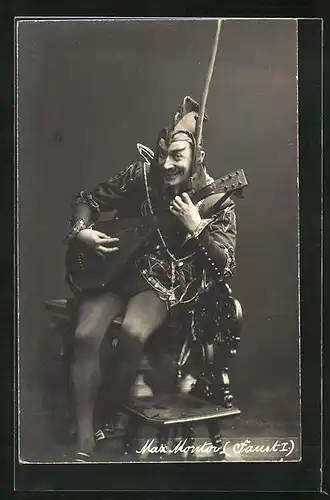AK Schauspieler Max Montor als Mephisto in Faust I.