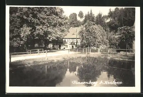 AK Frauenberg b. Kratzau, Ortspartie