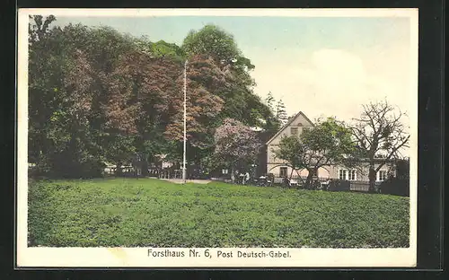 AK Deutsch Gabel / Jablone v Podjestedi, Forsthaus