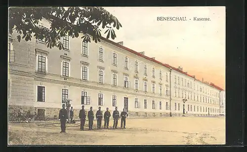 AK Beneschau / Benesov, Kaserne