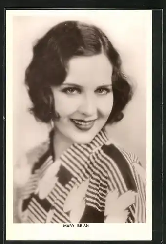 AK Schauspielerin Mary Brian mit freundlichem Lächeln