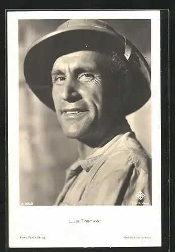 AK Schauspieler Luis Trenker mit Hut