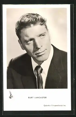 AK Schauspieler Burt Lancaster im Anzug