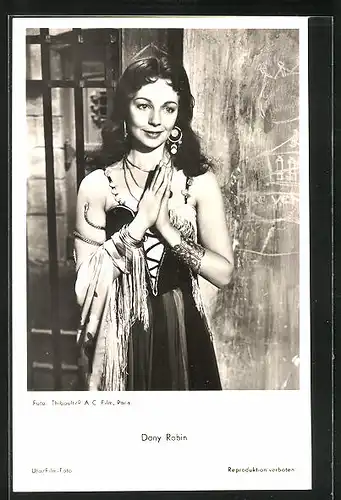 AK Schauspielerin Dany Robin in dem Film Cadet Rousselle