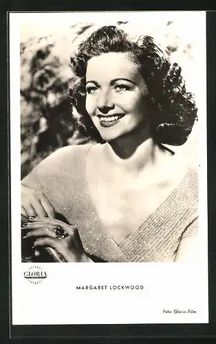 AK Schauspielerin Margaret Lockwood mit Locken