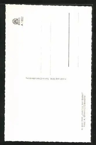 AK Schauspielerin Ruth Leuwerik in dem Film Liebling der Götter