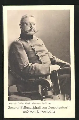 AK General-Feldmarschall von Beneckendorff und von Hindenburg