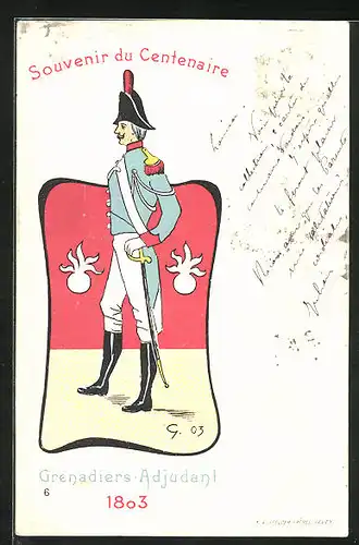 AK Grenadiers Adjudant, schweizer Soldat