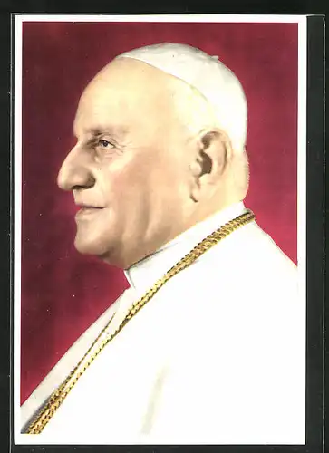 AK Papst Johannes XXIII. im Profil
