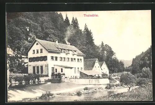 AK Calw, Gasthaus Thalmühle