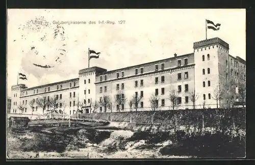 AK Ulm a. D., Gaisbergkaserne des Inf.-Reg. 127