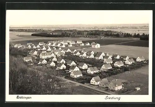 AK Bobingen, Blick auf eine Siedlung