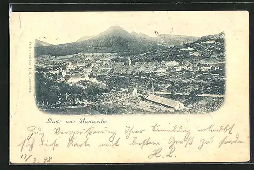 AK Annweiler, Panorama mit Berglandschaft