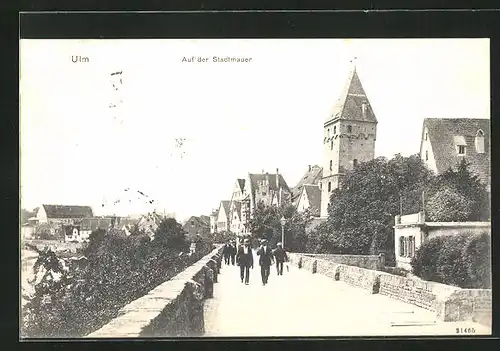 AK Ulm, Auf der Stadtmauer